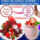 Curso Geladinho Gourmet + Iogurte Caseiro Em Vídeo