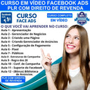 Curso Facebook Ads Em Vídeo + Plr Direito De Revenda